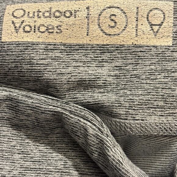 Outdoor Voices Women's Warmup Leggings Gray Stretch Yoga Active Small - Picture 5 of 6
